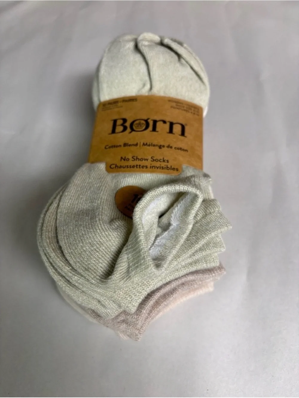 New Born Socks Women’s 10 Pair Multicolor Cotton Blend No Show Casual Active